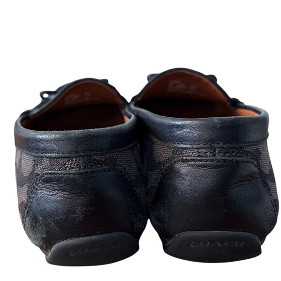 Coach Moira Signature Loafer Black with Charms Size 7 - Picture 4 of 8